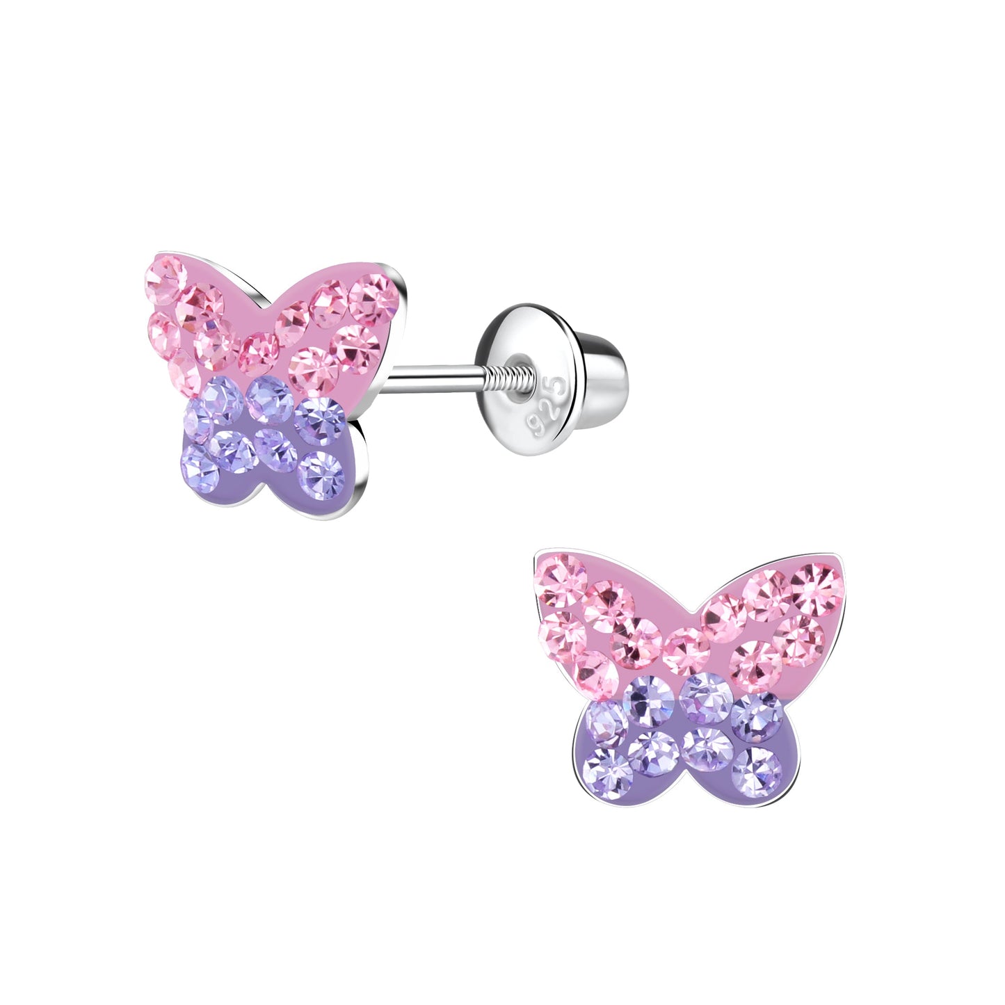 Edition Butterfly Pink/Purple Screwback