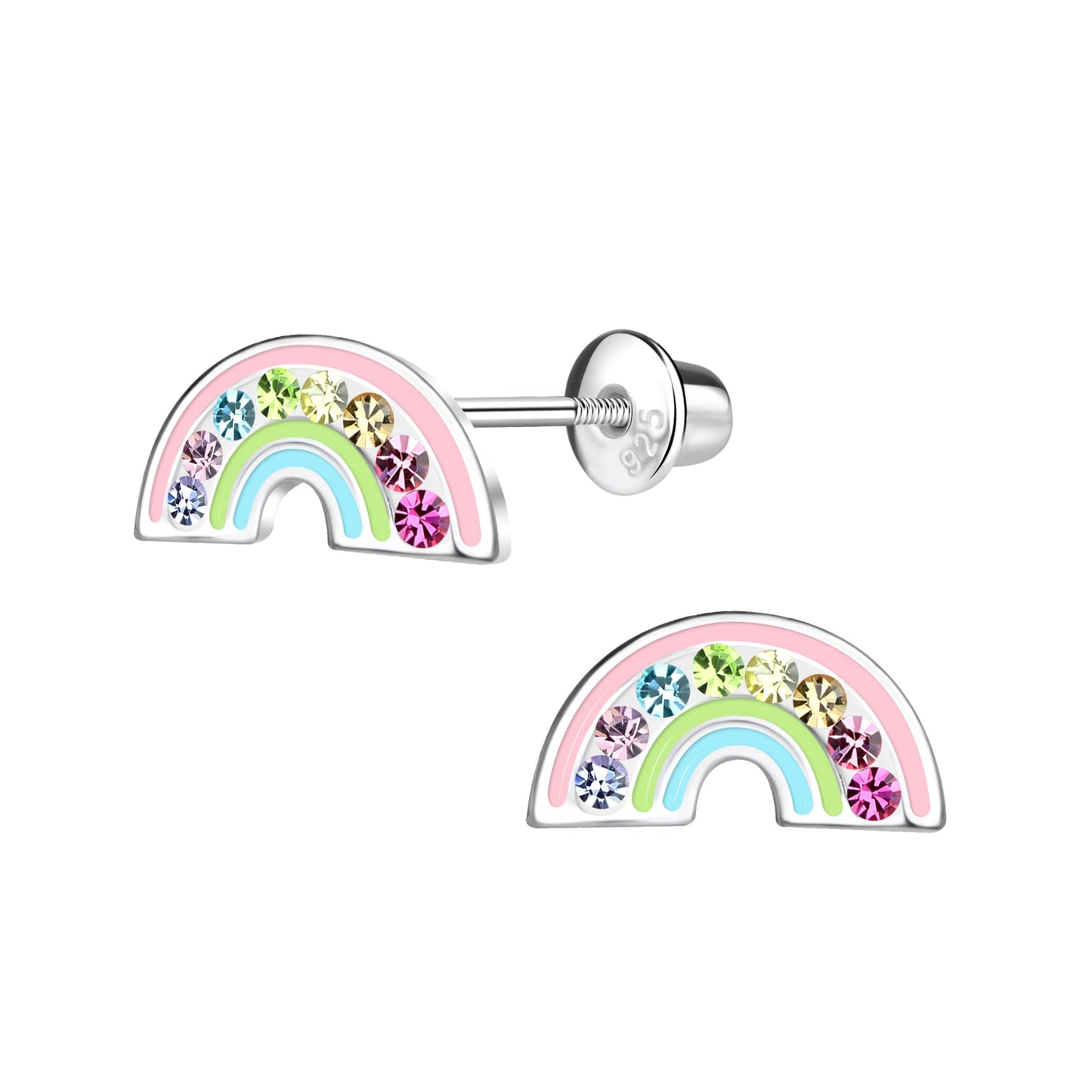 Edition Rainbow Zircon Ear Studs