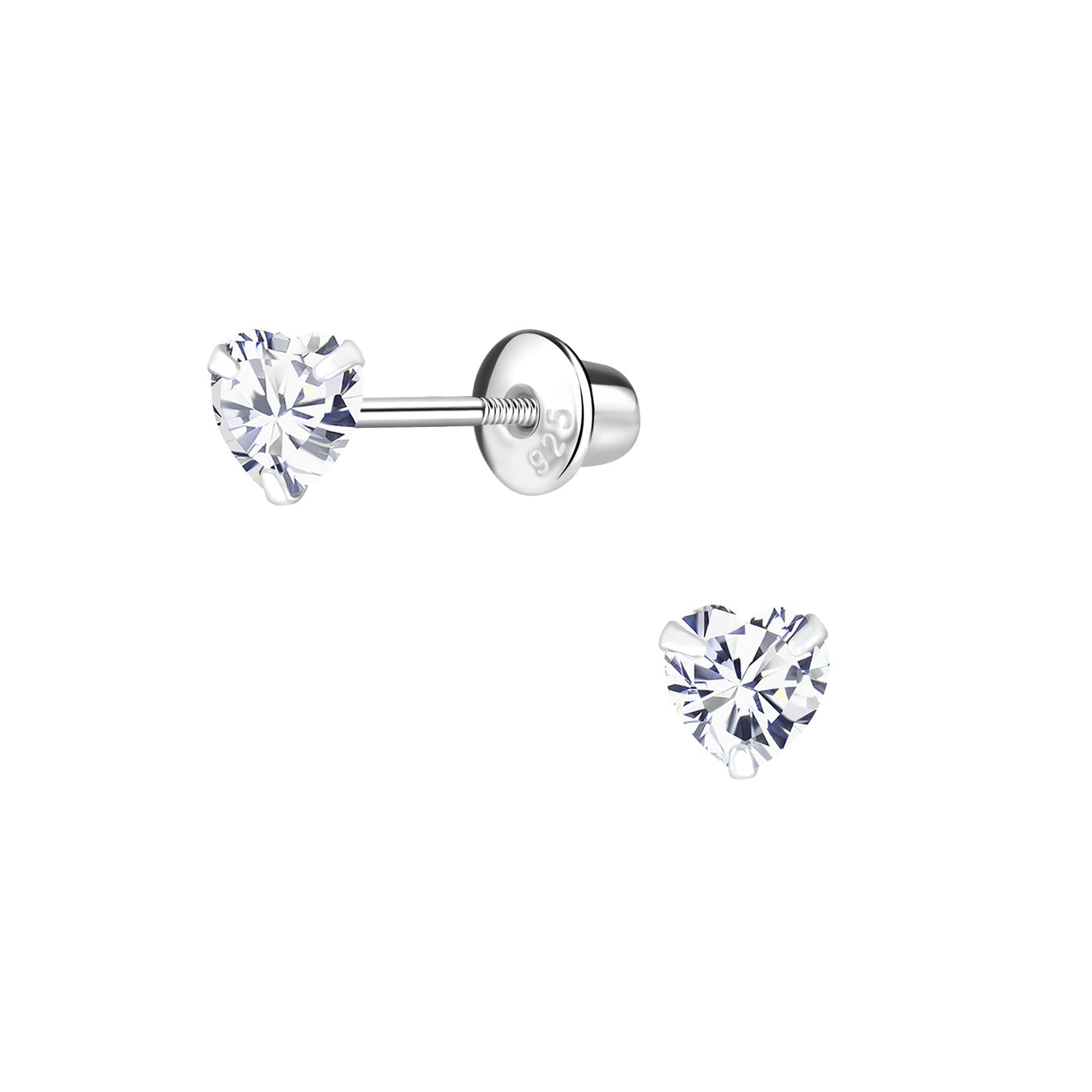 Edition Heart CZ Screwback