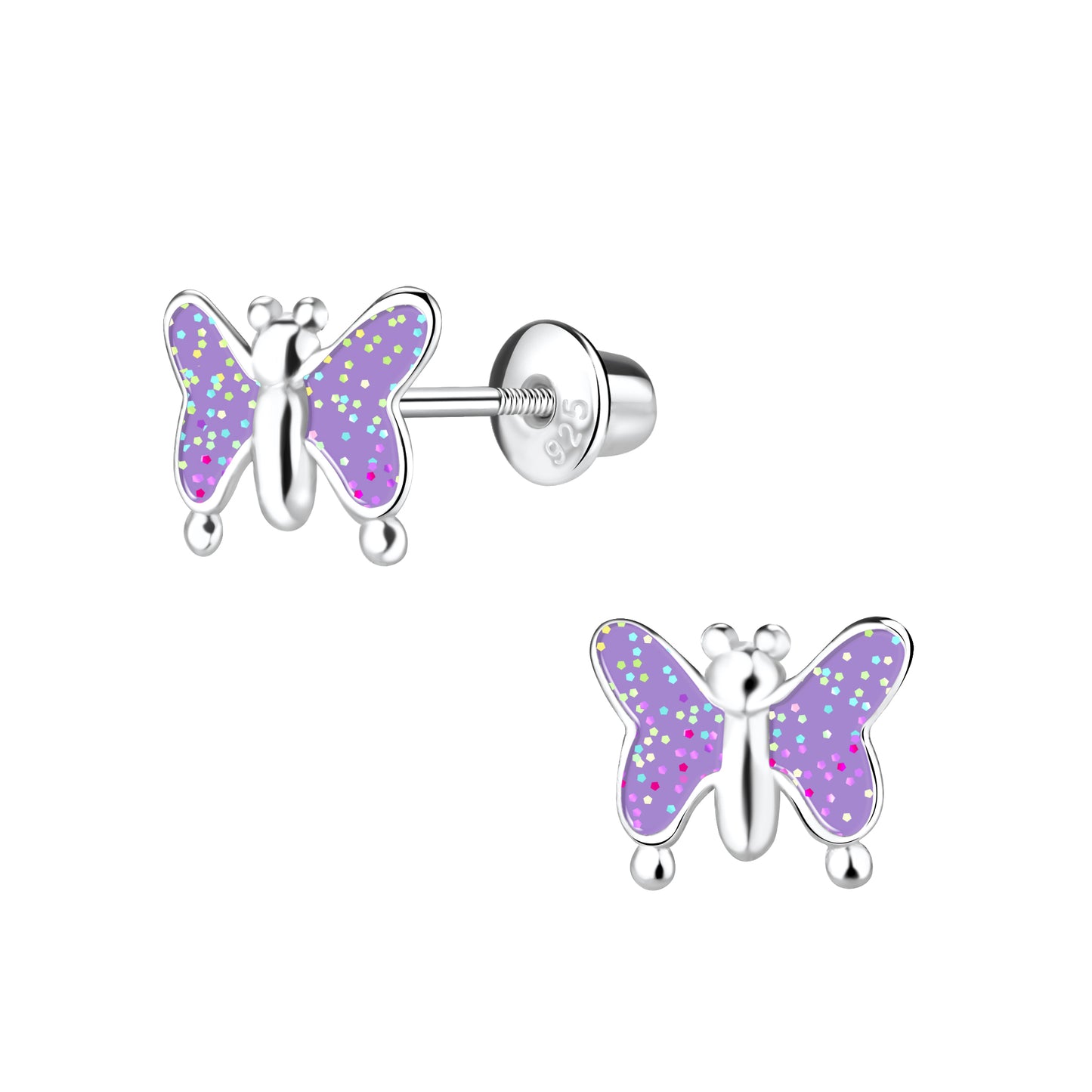 Edition Purple Butterfly Screwback