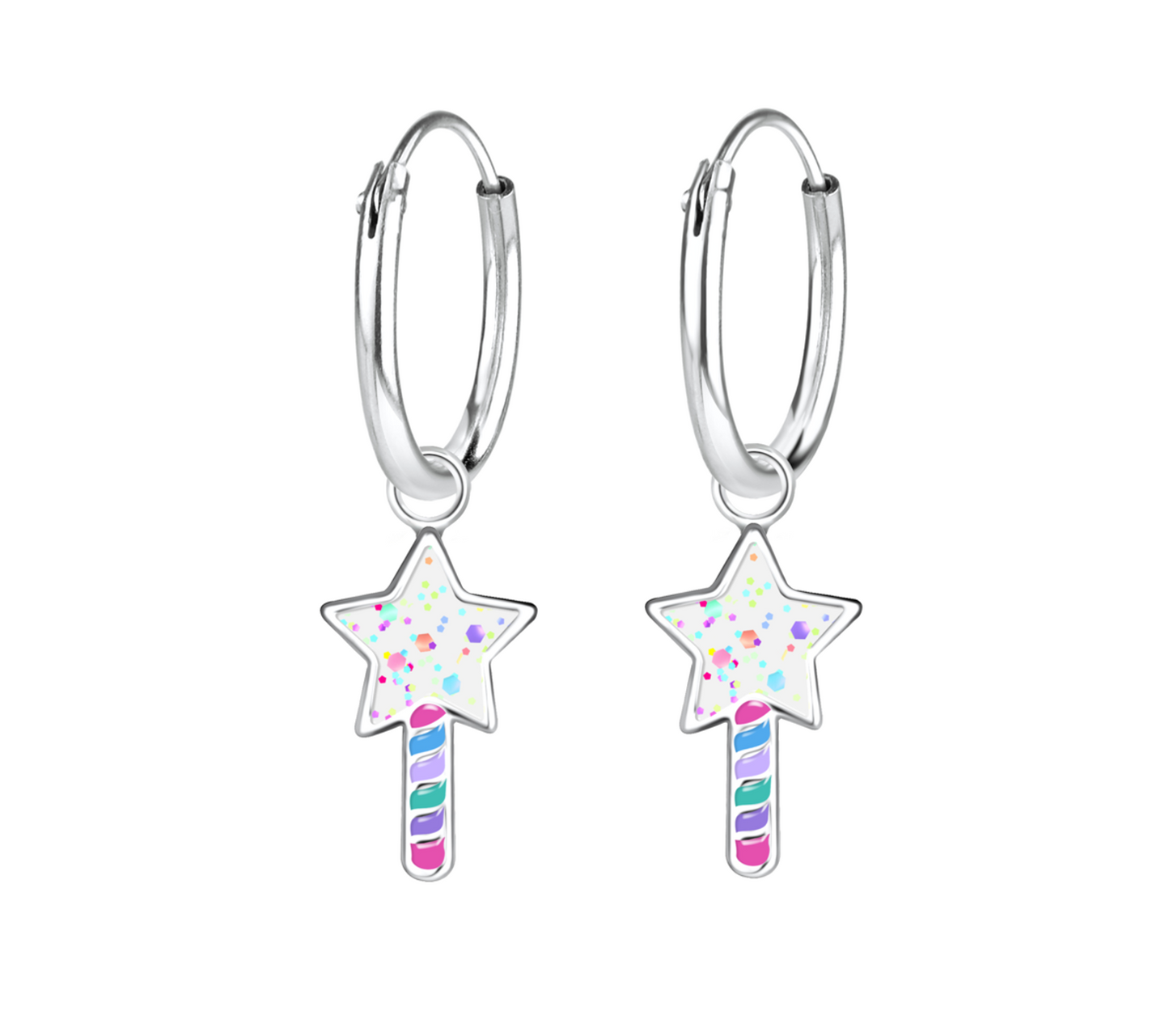 Star Charm Hoop