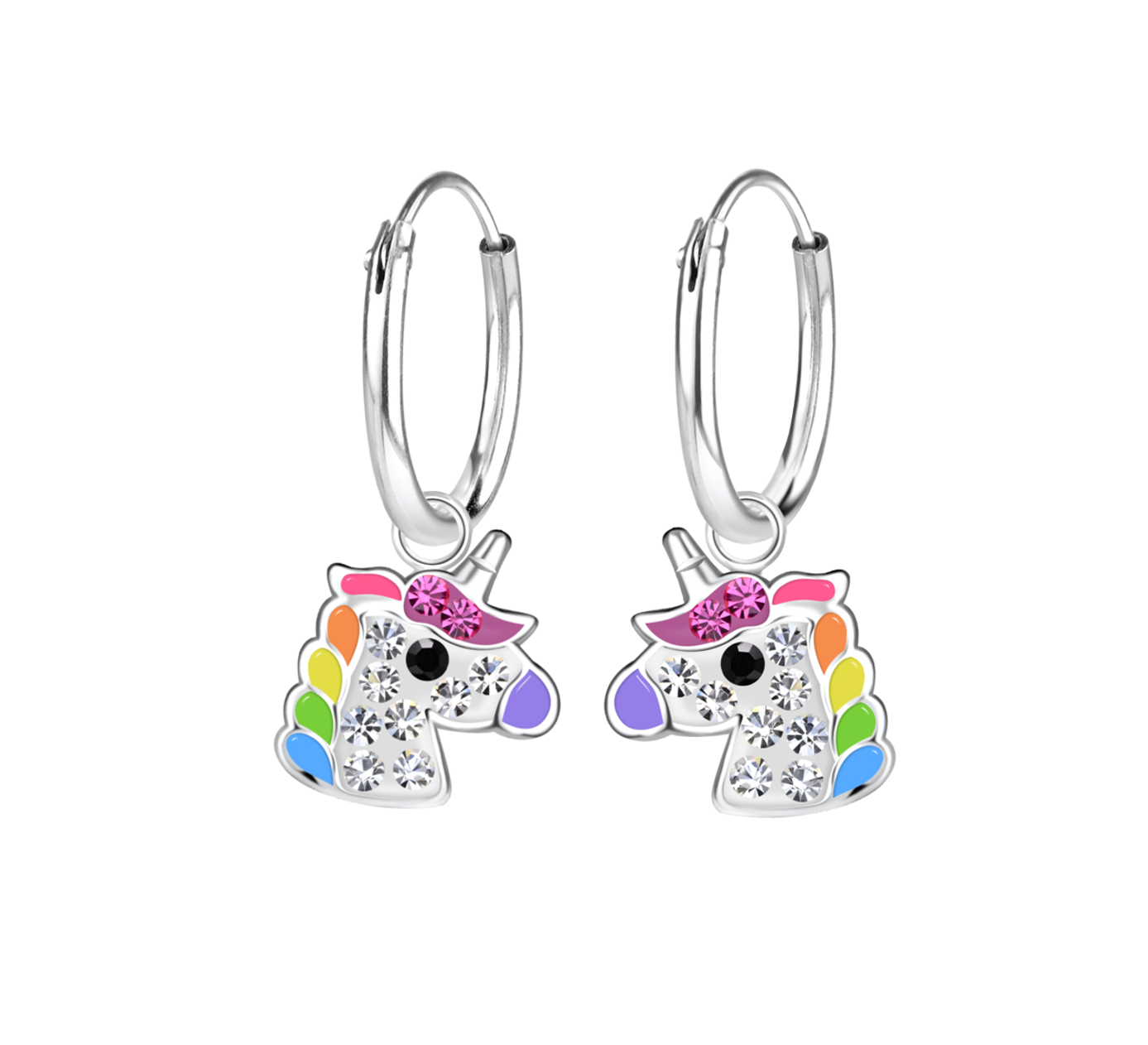 Unicorn Charm Hoop