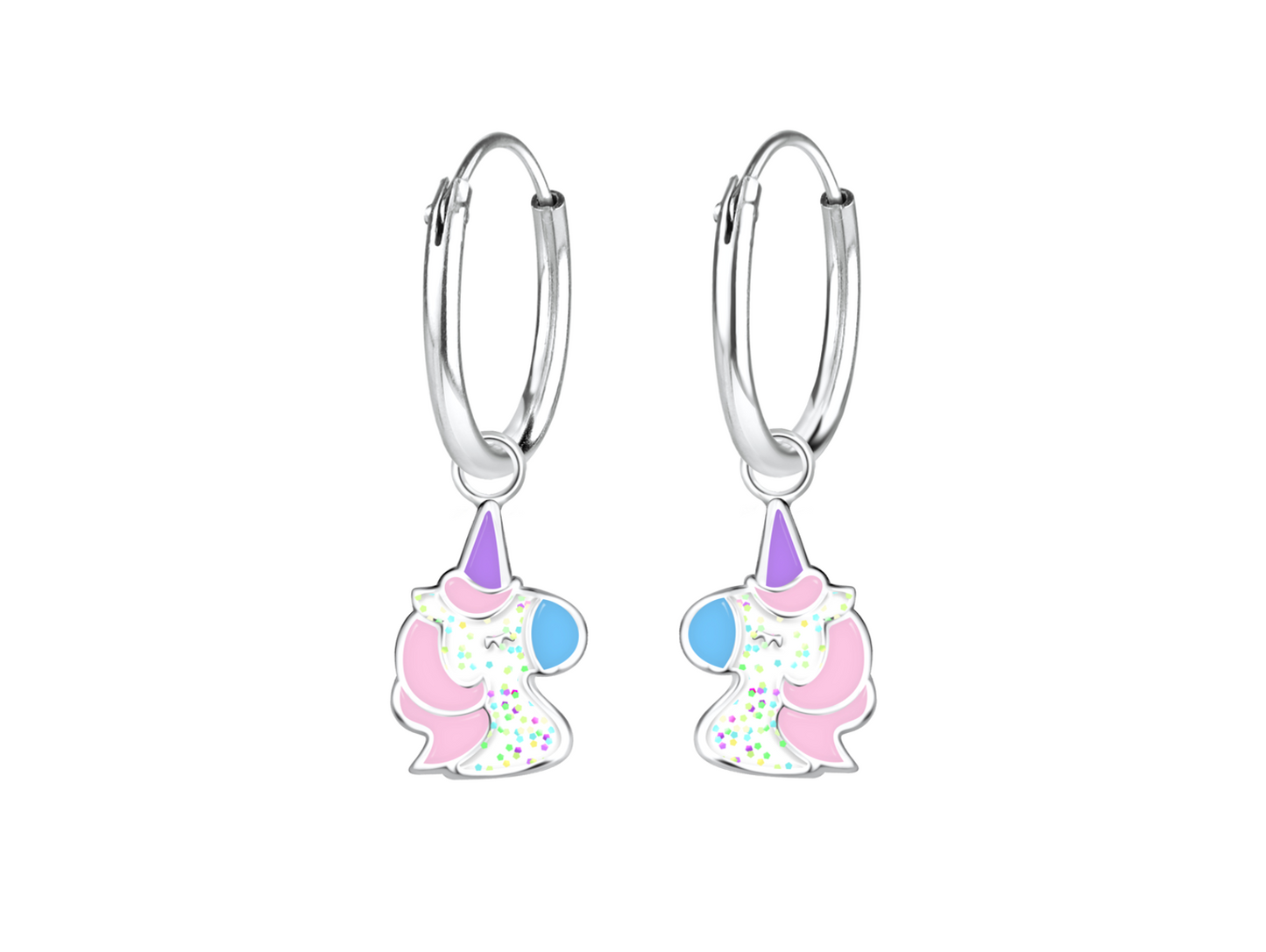 Unicorn Charm Hoop