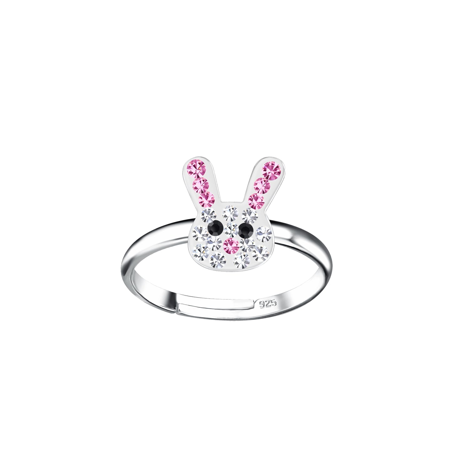 Silver Rabbit Adjustable Ring