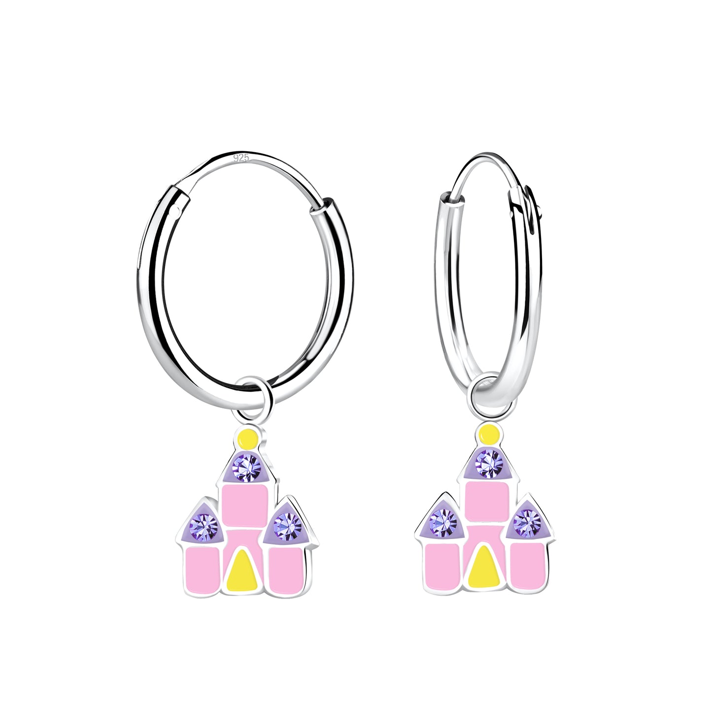 Castle Charm Hoop
