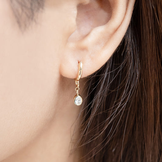 Oval Charm with Natural Diamond