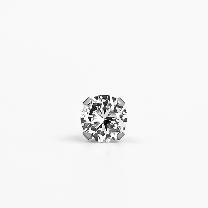 CZ Gem 6MM S/S