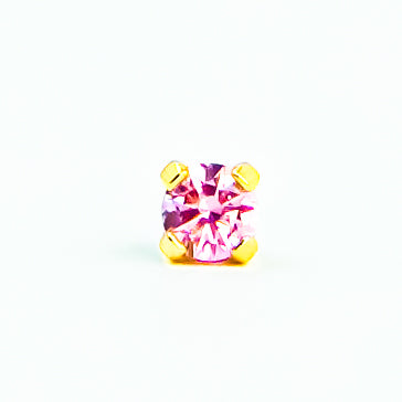 CZ Gem Pink 3MM G/P