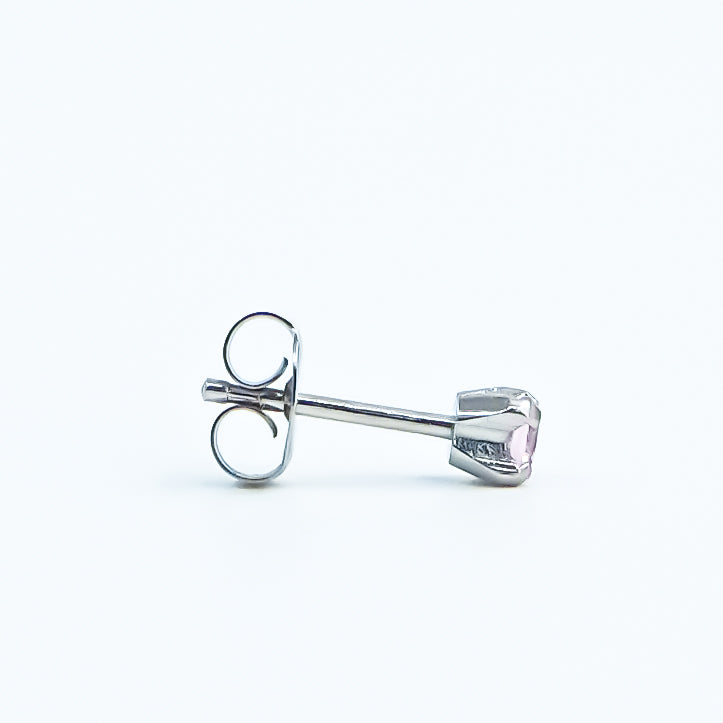 CZ Gem Pink 3MM S/S
