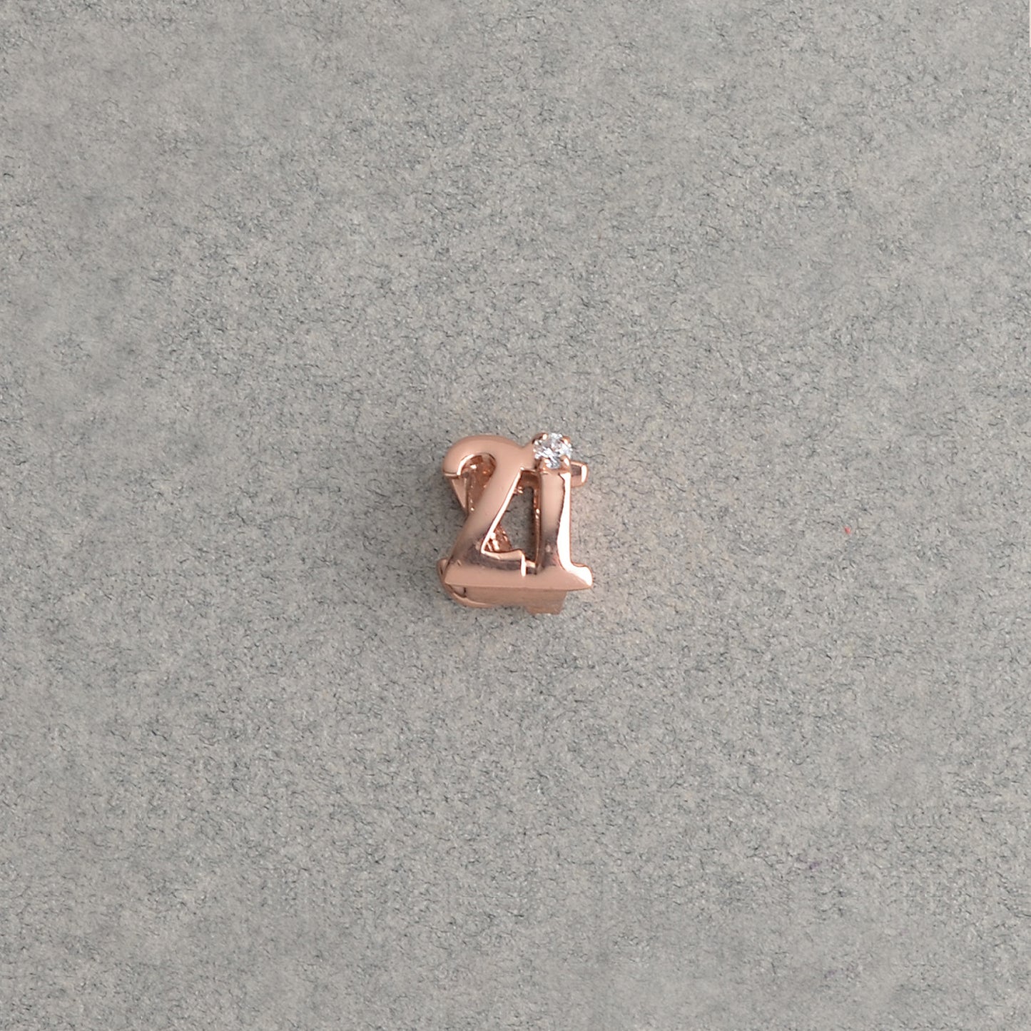 B Charm 21 With Cubic Zirconia