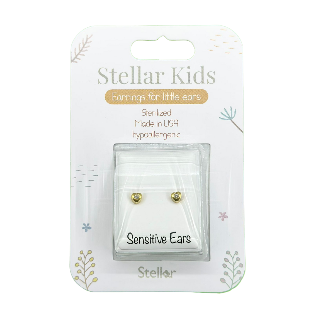 Gold Heartlite 4mm