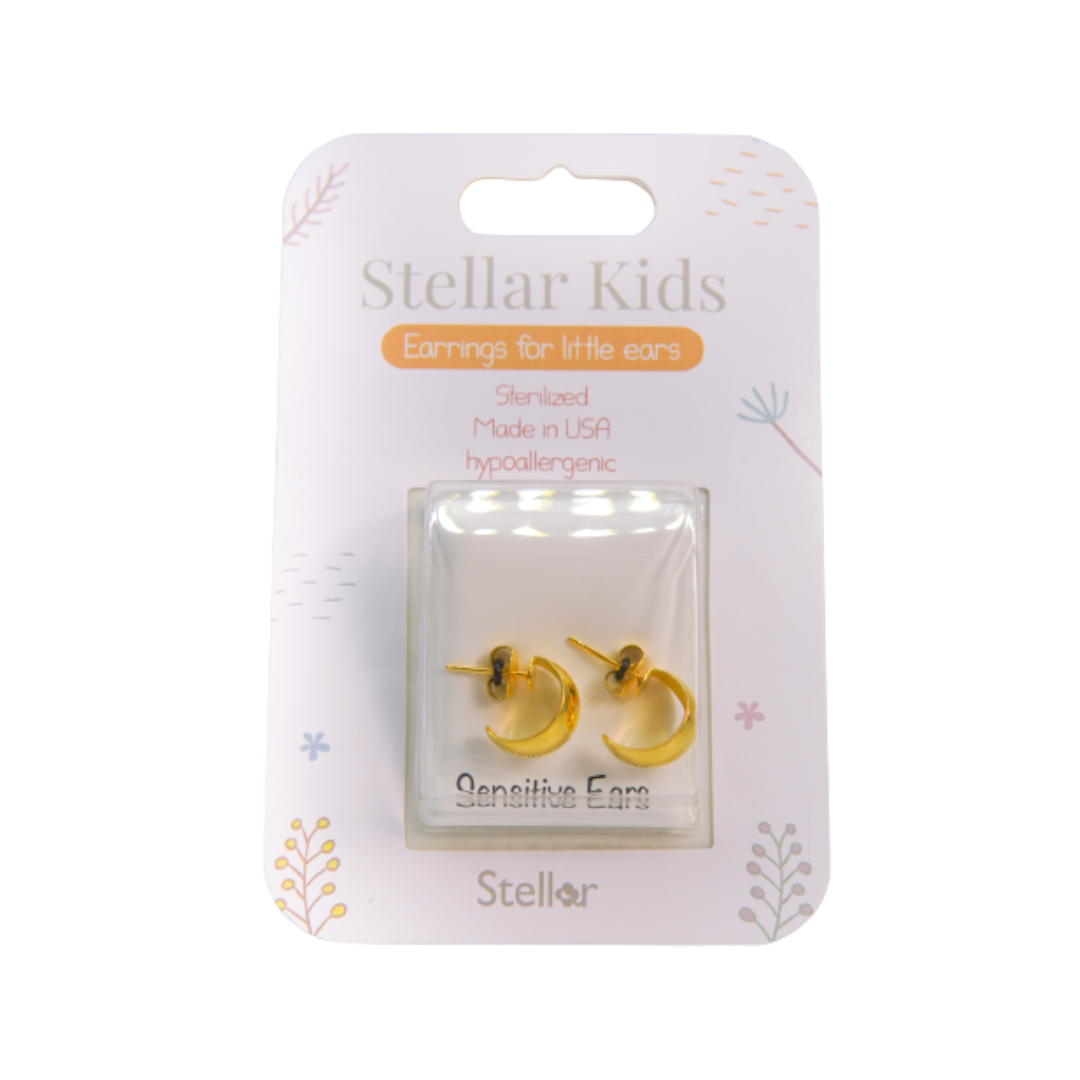 Gold Plated J Hoop