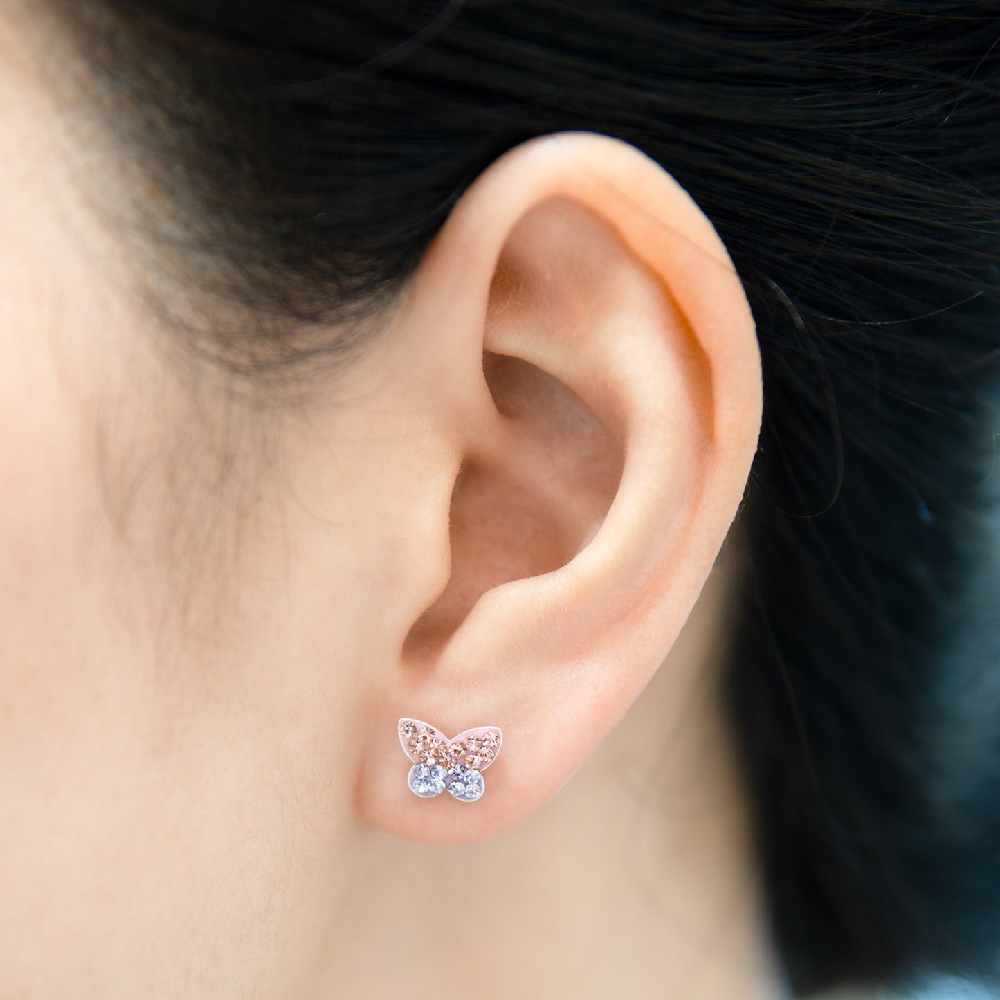 Edition Butterfly Pink/Purple Screwback