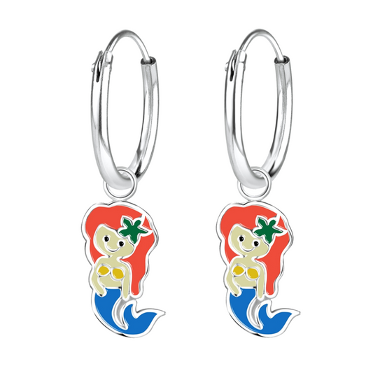 Mermaid Charm Hoop
