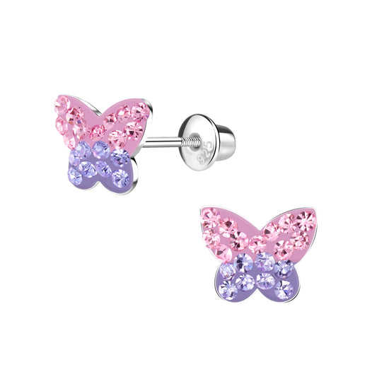 Edition Butterfly Pink/Purple Screwback
