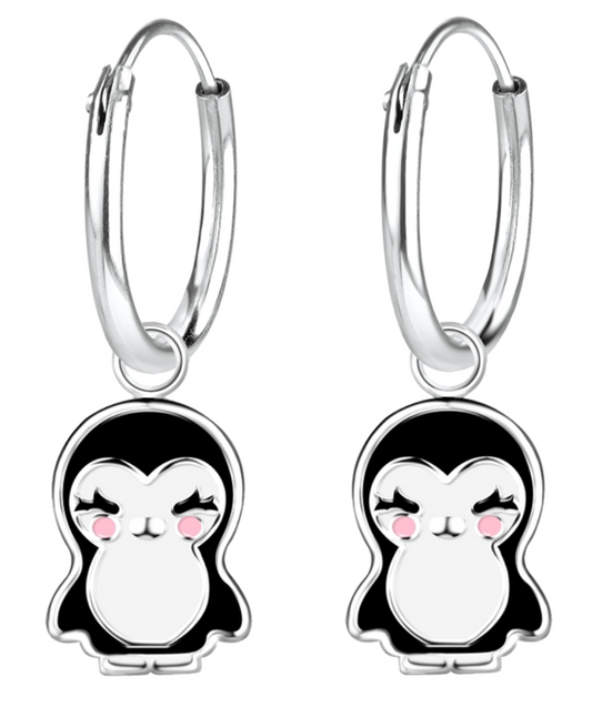 Penguin Charm Hoop