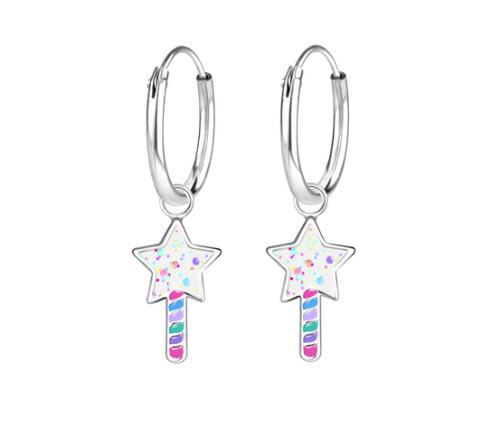 Star Charm Hoop