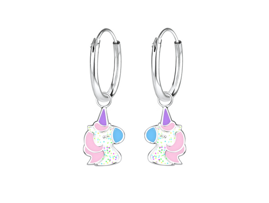 Unicorn Charm Hoop
