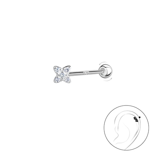 Flower Ball Screwback (Per Piece)