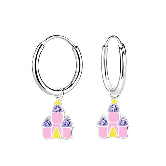 Castle Charm Hoop