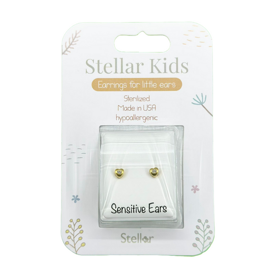 Gold Heartlite 4mm