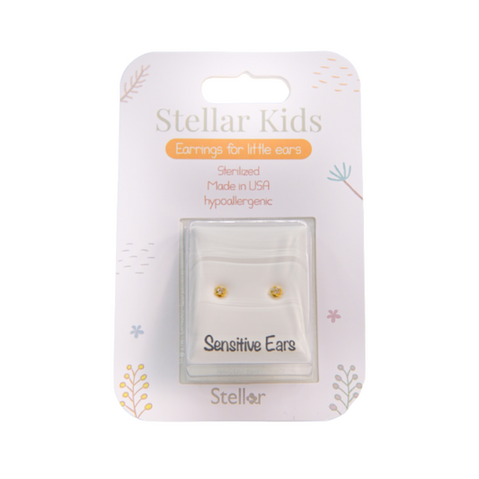 Gold Gemstone CZ 2mm